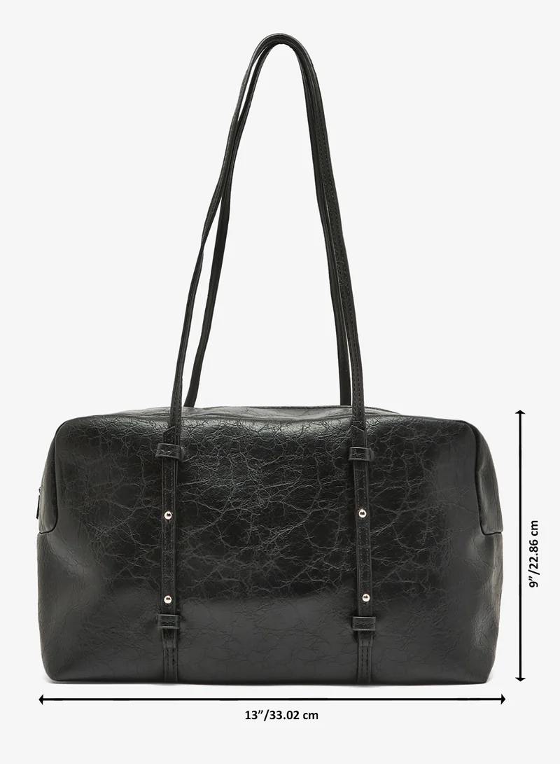 Ella Black East-To-West Tote Bag for Women | Best Price UAE